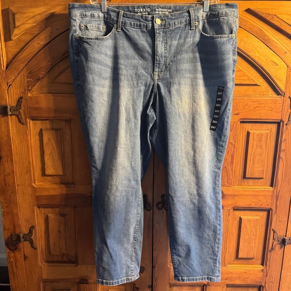 Torrid Perfect Skinny Ankle Vintage Stretch Jeans 24T Women Plus NWT‎ - Picture 2 of 6